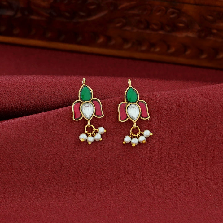 Jadau Kundan Designer Pearl Bugadi