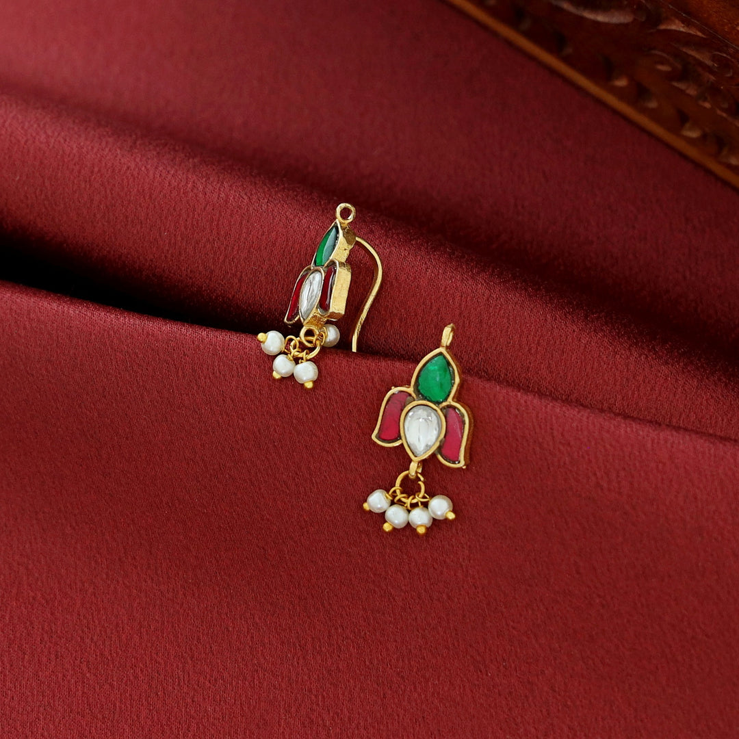 Jadau Kundan Designer Pearl Bugadi