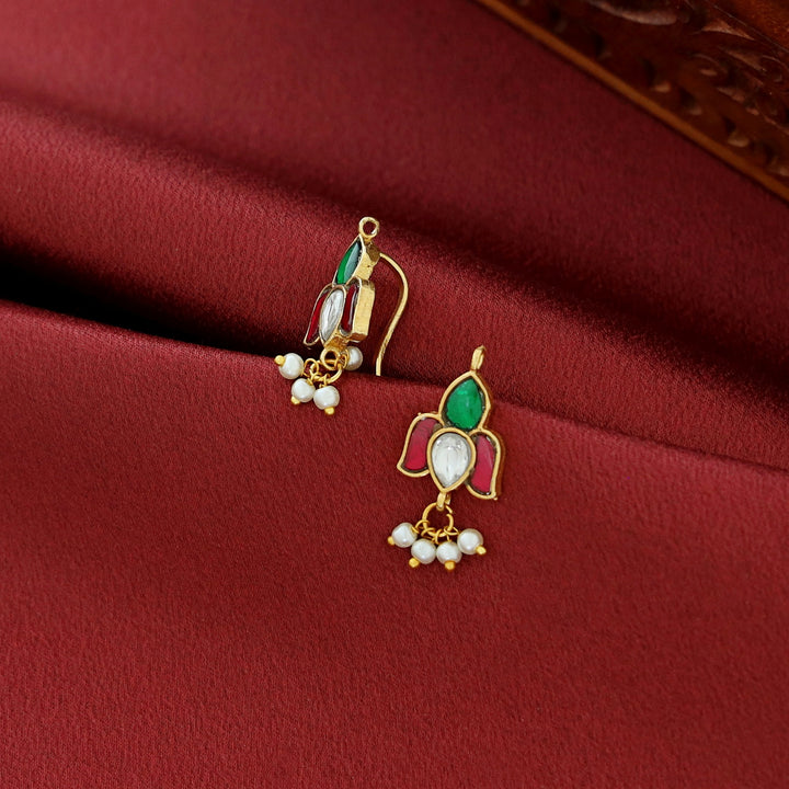 Jadau Kundan Designer Pearl Bugadi