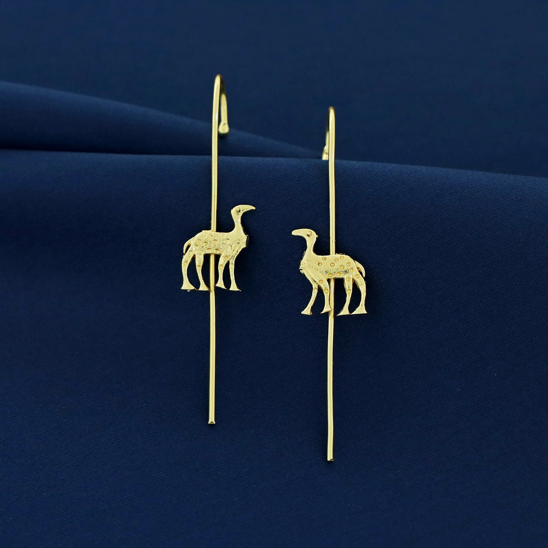 Analeia Golden Animals Ear-Cuff (Set Of 2)