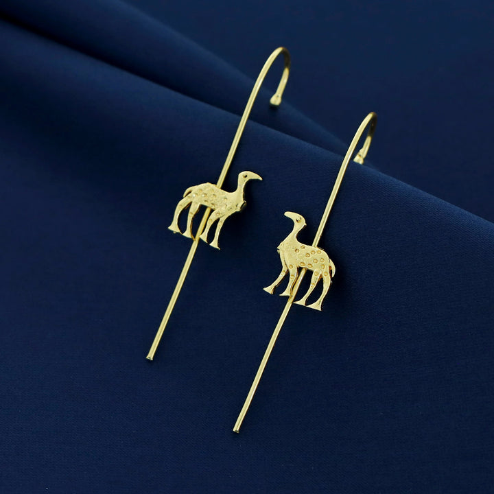 Analeia Golden Animals Ear-Cuff (Set Of 2)