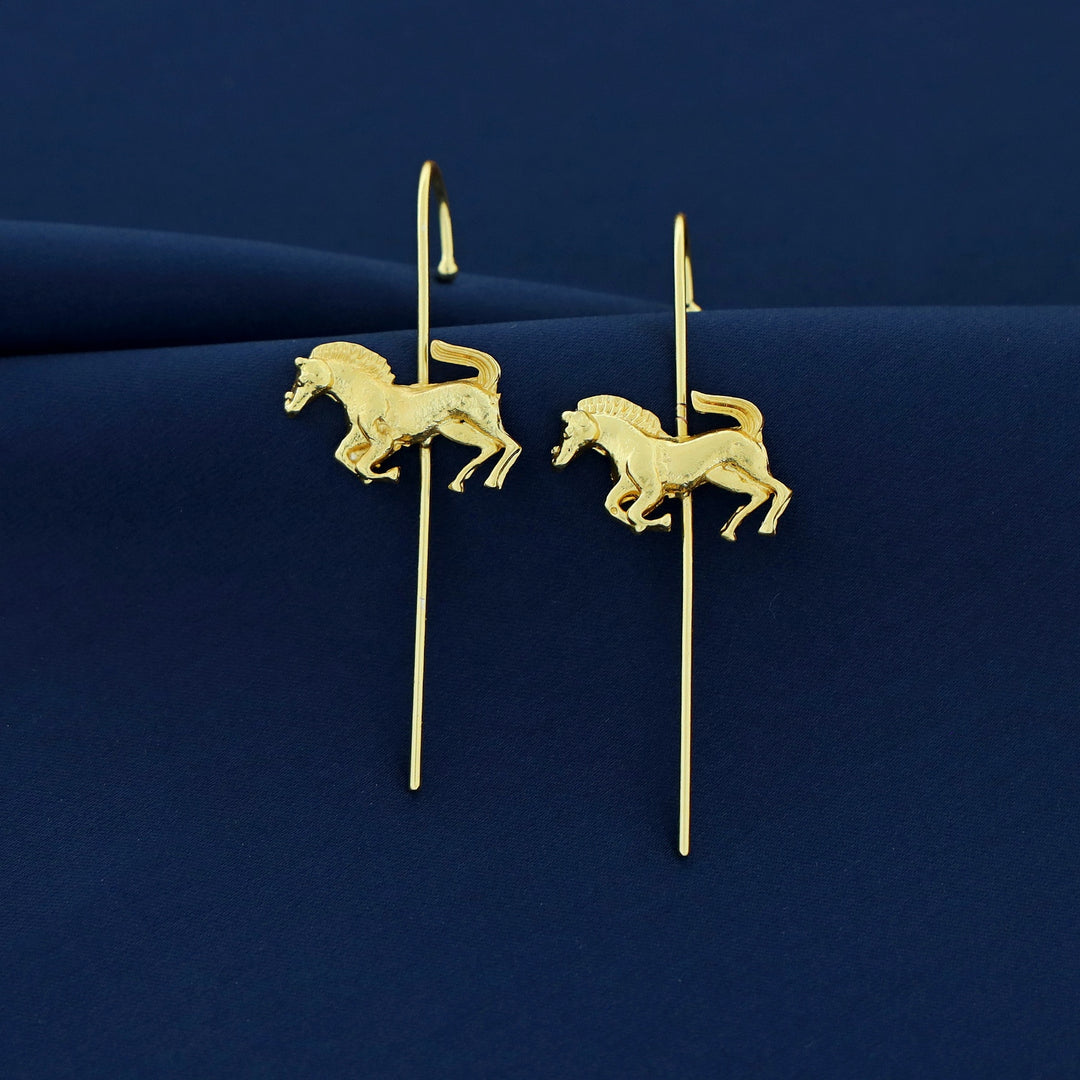 Analeia Golden Animals Ear-Cuff (Set Of 2)