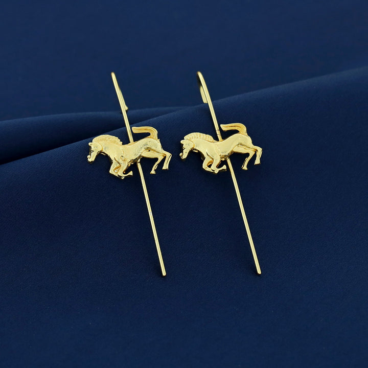 Analeia Golden Animals Ear-Cuff (Set Of 2)