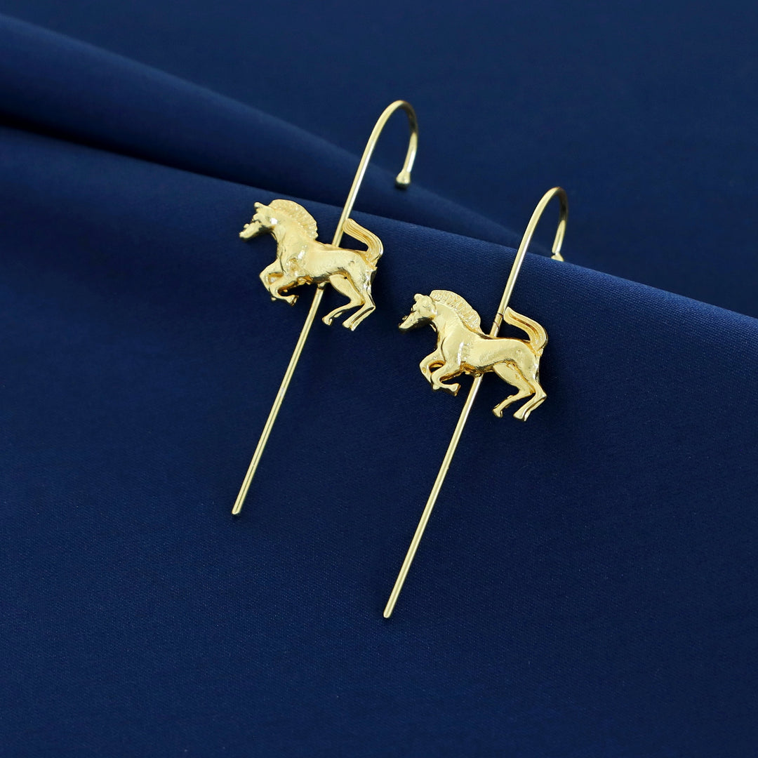 Analeia Golden Animals Ear-Cuff (Set Of 2)