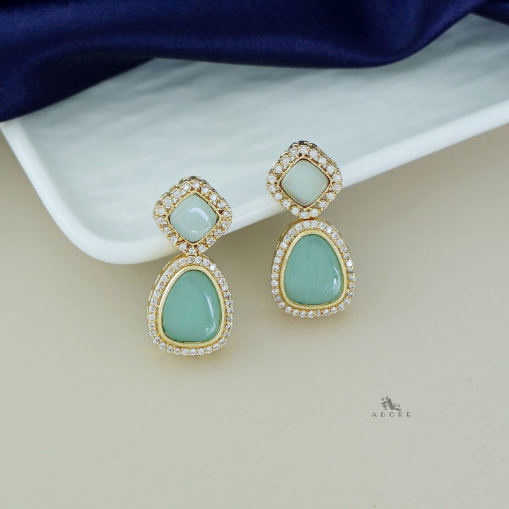 Golden Ednova Glossy Earring