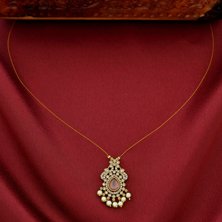 Namrata AD Stone Pearl String Neckpiece