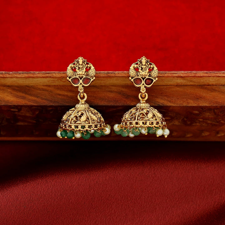 Amrita Devi Long Haram Neckpiece With Earring