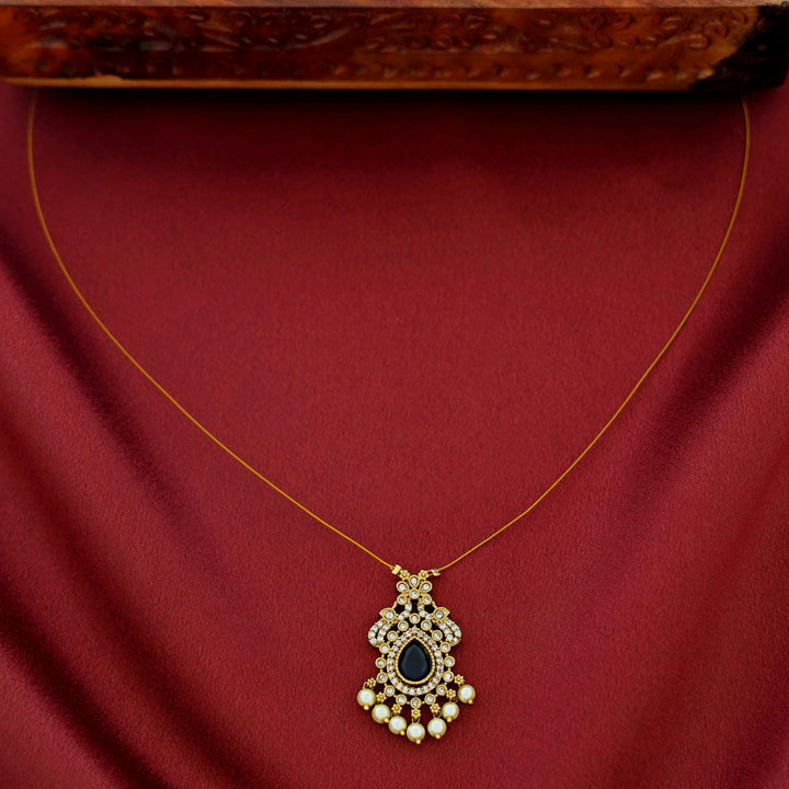 Namrata AD Stone Pearl String Neckpiece