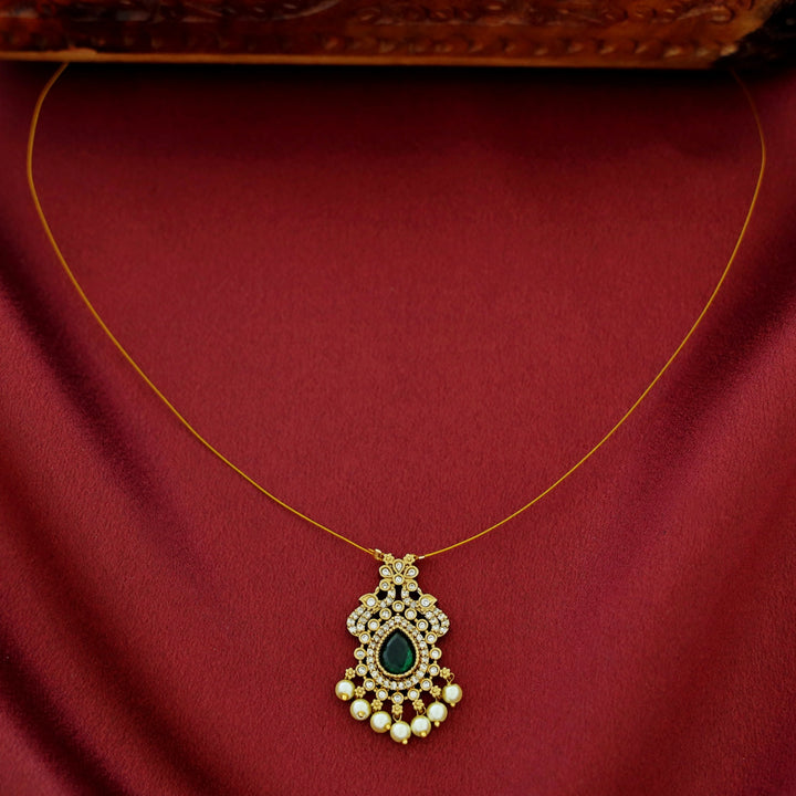 Namrata AD Stone Pearl String Neckpiece