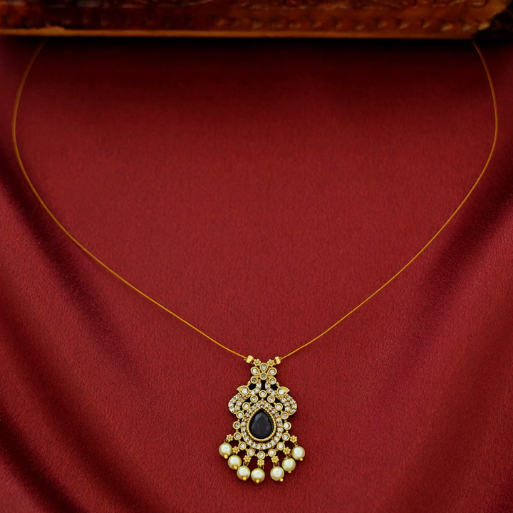 Namrata AD Stone Pearl String Neckpiece