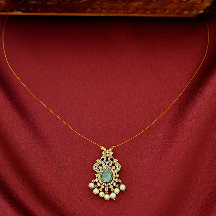 Namrata AD Stone Pearl String Neckpiece