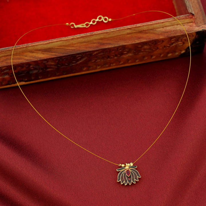 Arusha Enamel Lotus String Neckpiece
