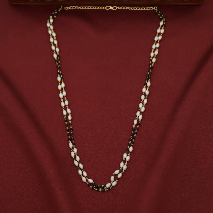 Kaami 2 Layer Rice Pearl Beaded Neckpiece