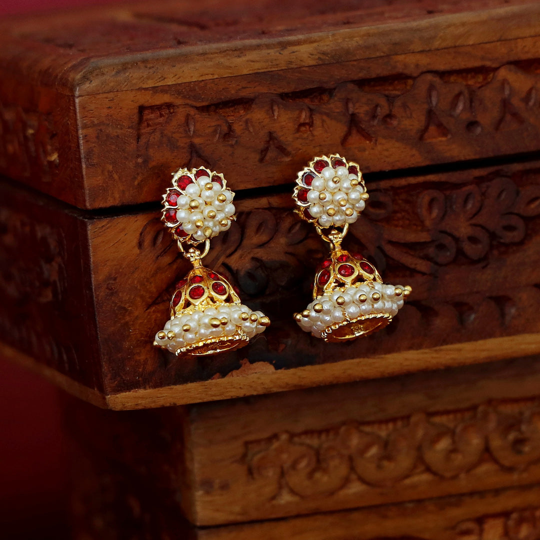 Maya Cluster Pear 2 In 1 Jhumka