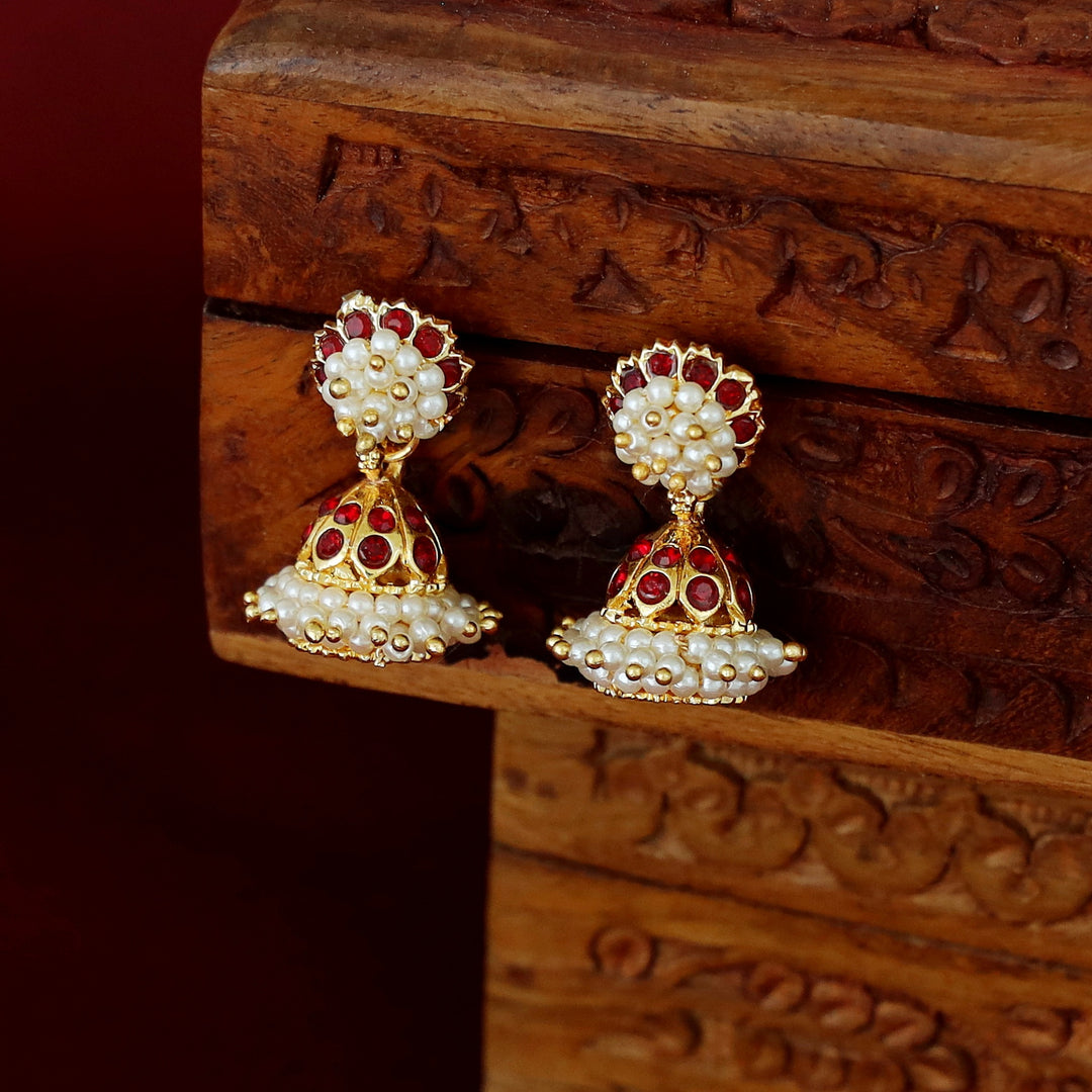 Maya Cluster Pear 2 In 1 Jhumka