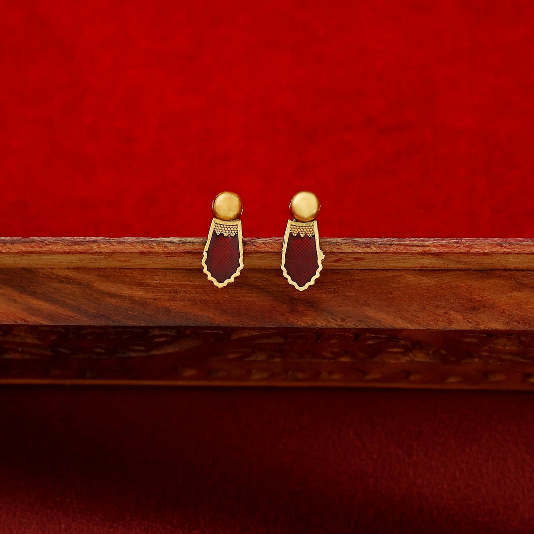 Ishanya Golden Ball Palakka Choker With Stud
