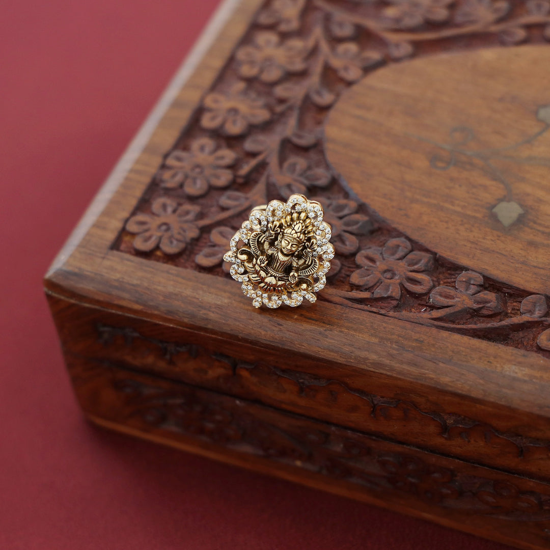Sree Devi AD Stone Ring