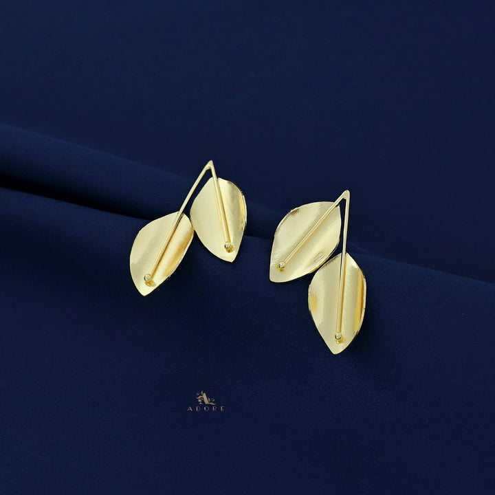 Ayeza Golden Leafy Earring