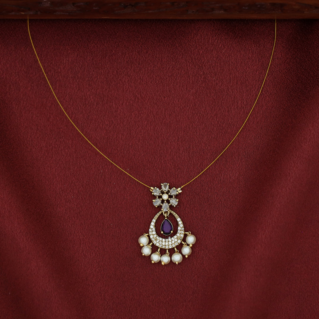 Pooja Flower Pearl String Neckpiece