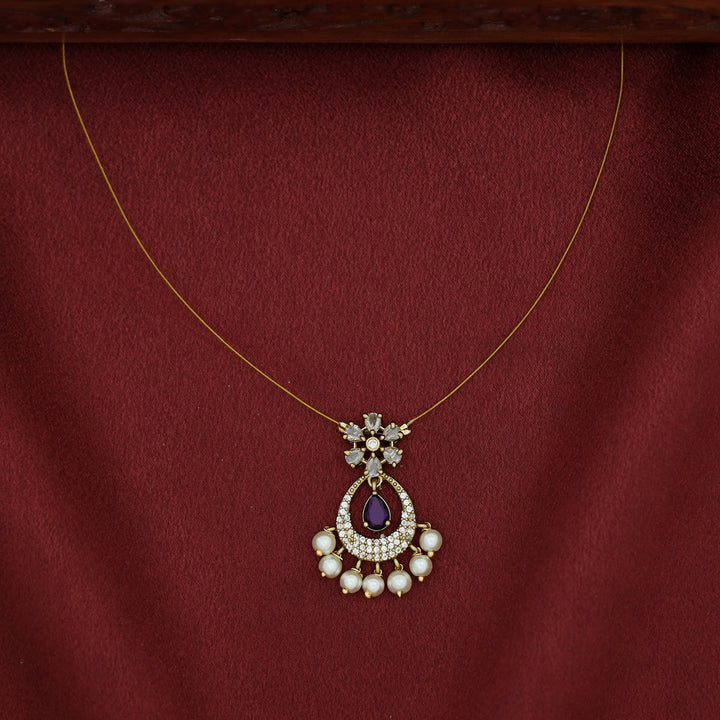 Pooja Flower Pearl String Neckpiece