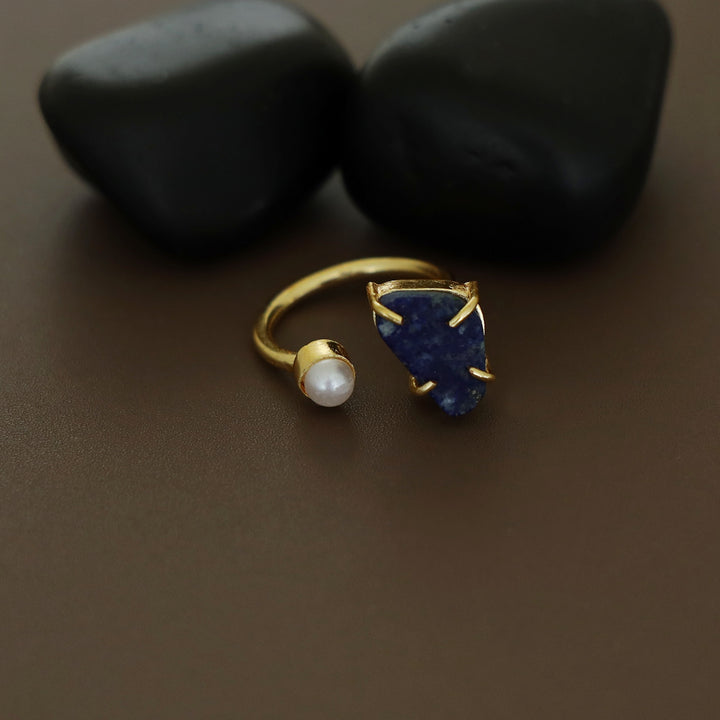 Ena Raw Stone Ring