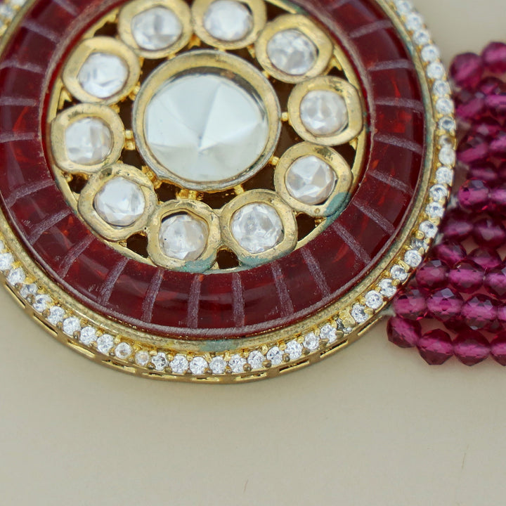 Daphane Polki Kundan Choker With Earring