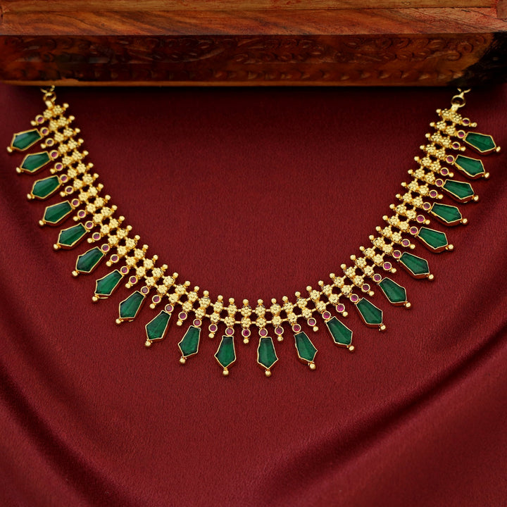 Premium Rashmika Nagapadam Palakka Neckpiece