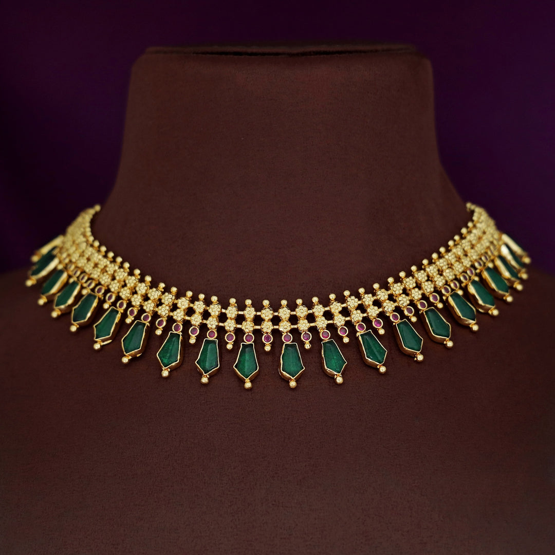 Premium Rashmika Nagapadam Palakka Neckpiece