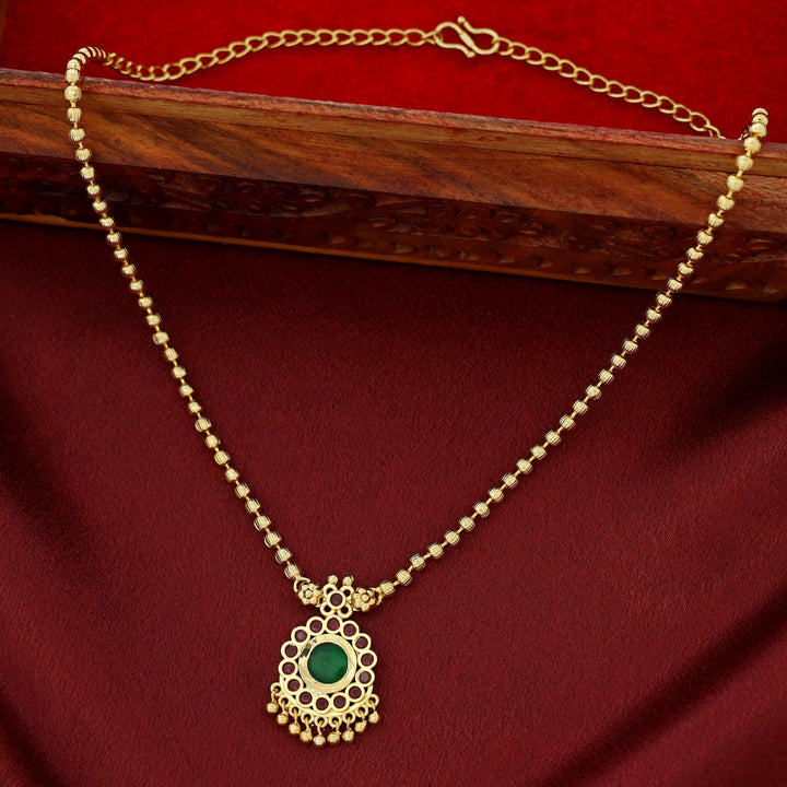 Shalini Golden Ball Flower Neckpiece