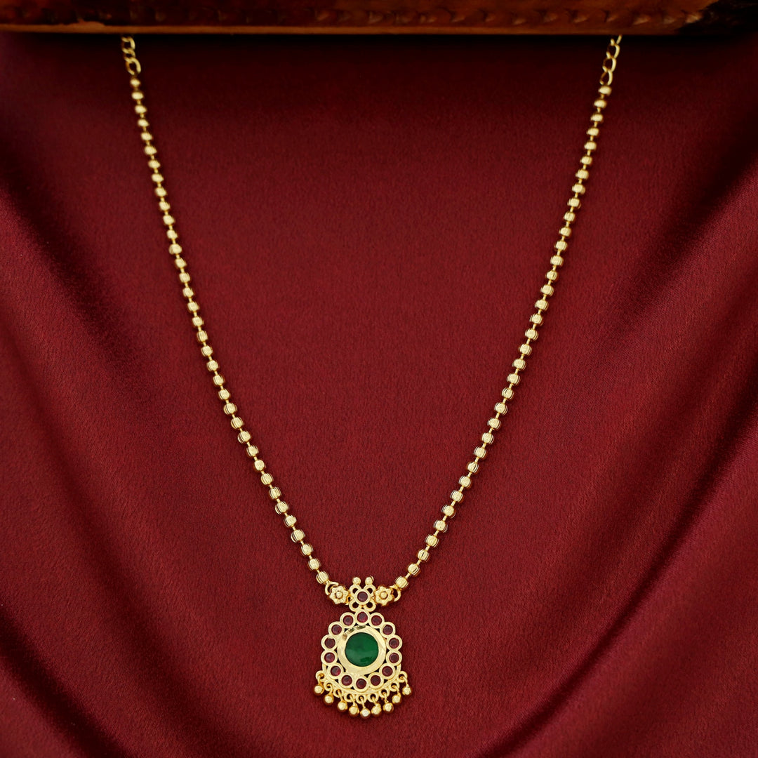 Shalini Golden Ball Flower Neckpiece