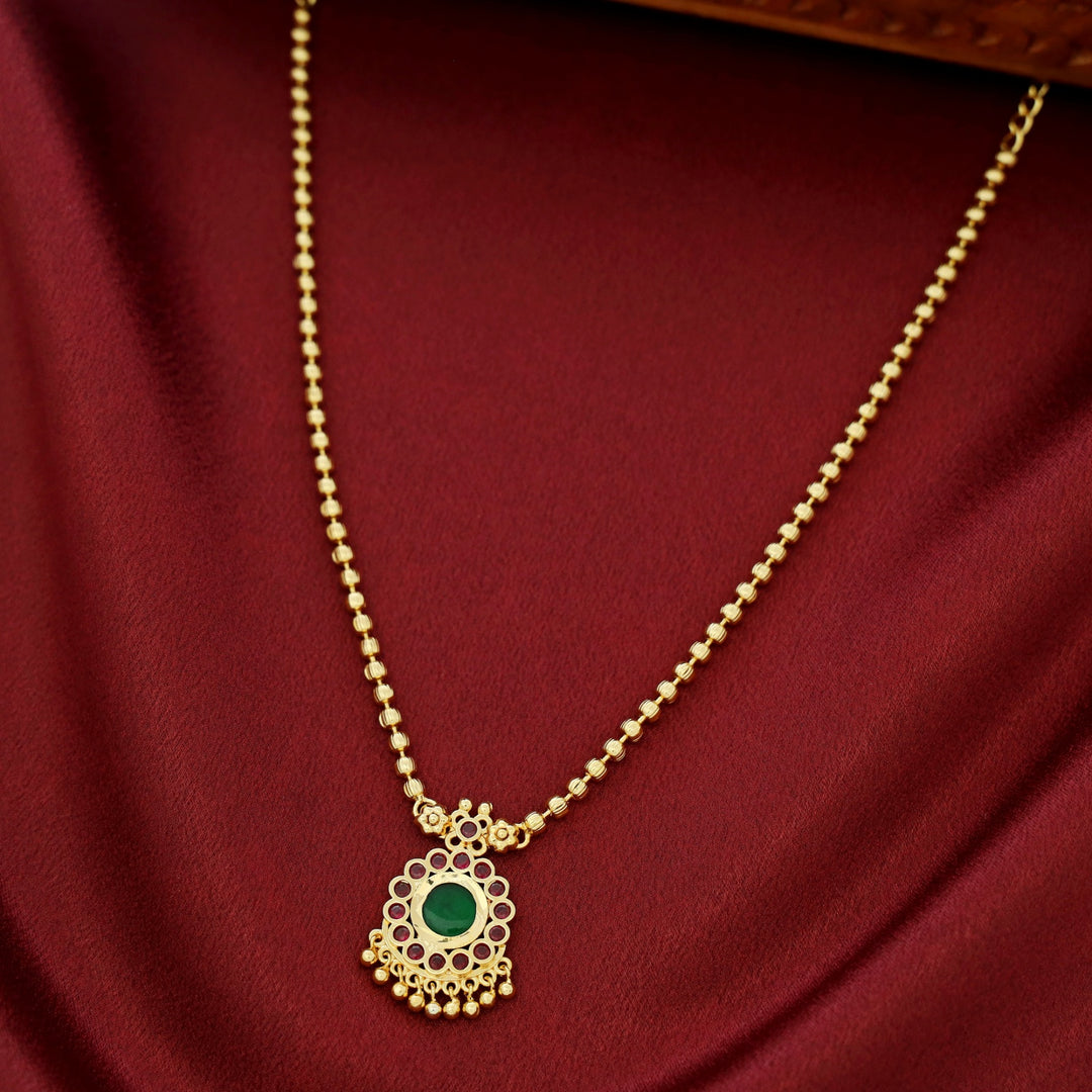 Shalini Golden Ball Flower Neckpiece