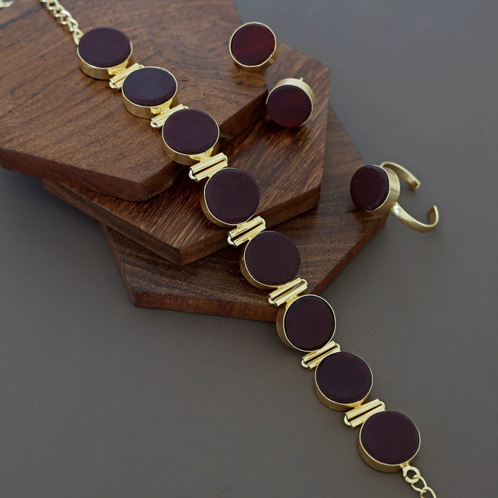 Raw Stone Unique 3 in 1 Combo Choker Set