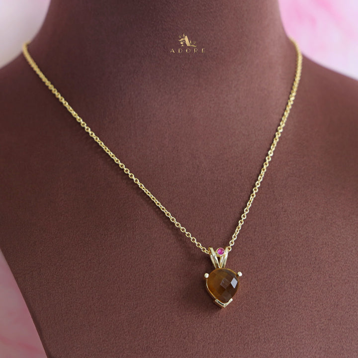 Millie Glossy Claw Drop Neckpiece
