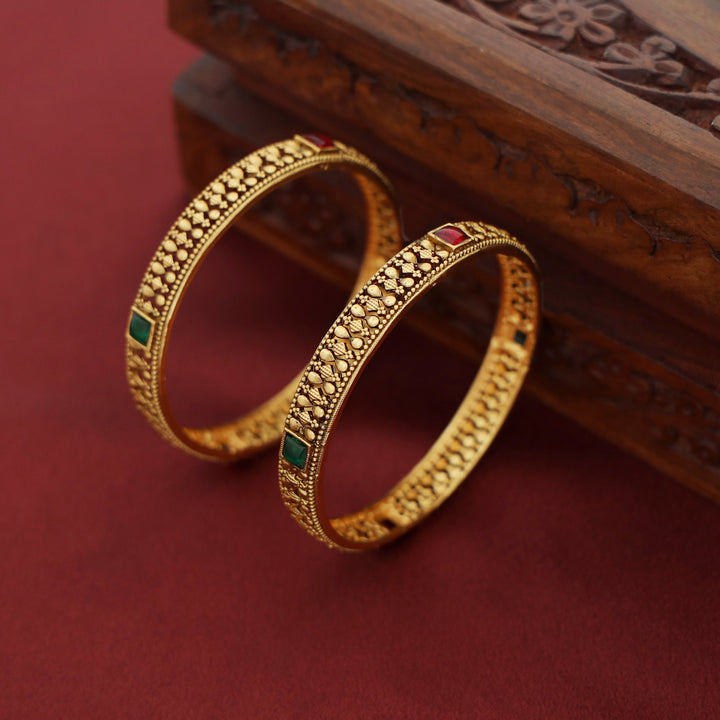 Kanchana Square Bangle (Set Of 2)