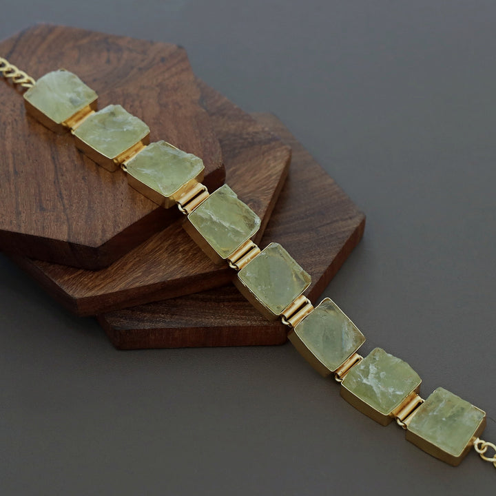 Faria Square Raw Stone Choker