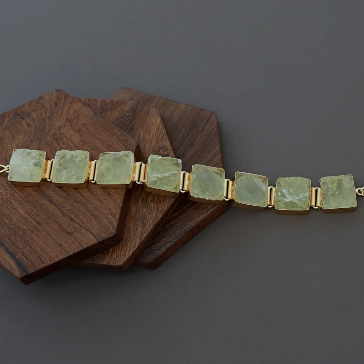Faria Square Raw Stone Choker