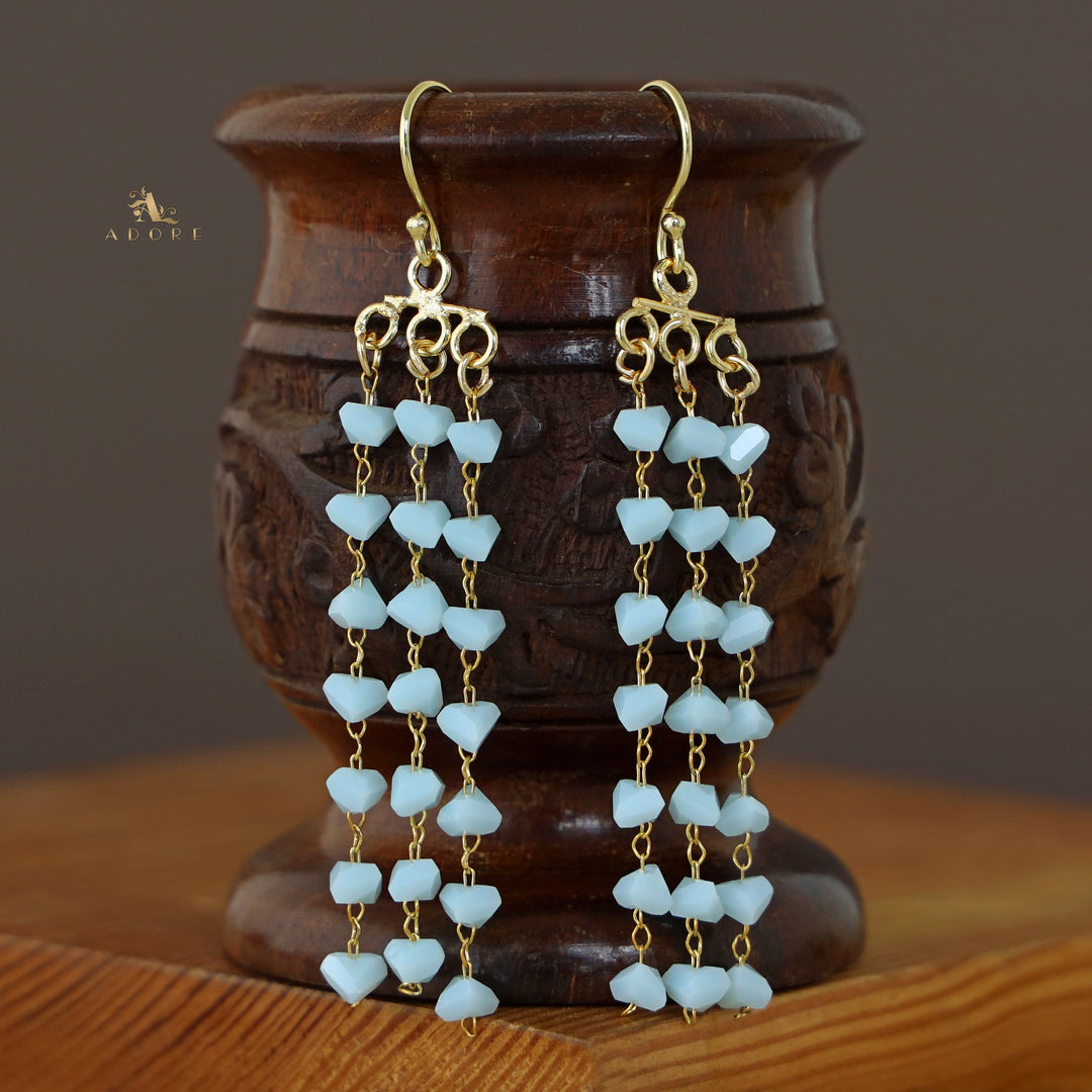 3 Layer Coloured Tassel Drop