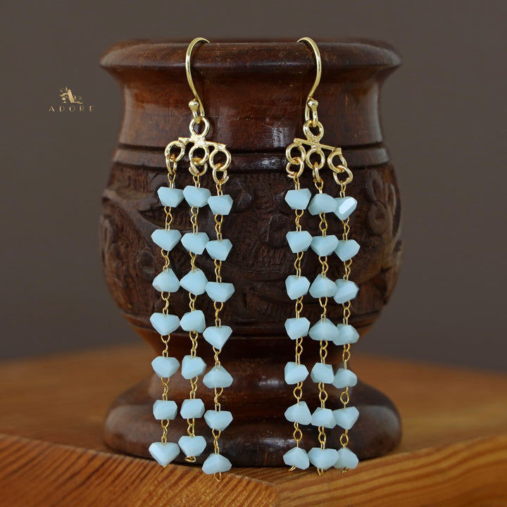 3 Layer Coloured Tassel Drop