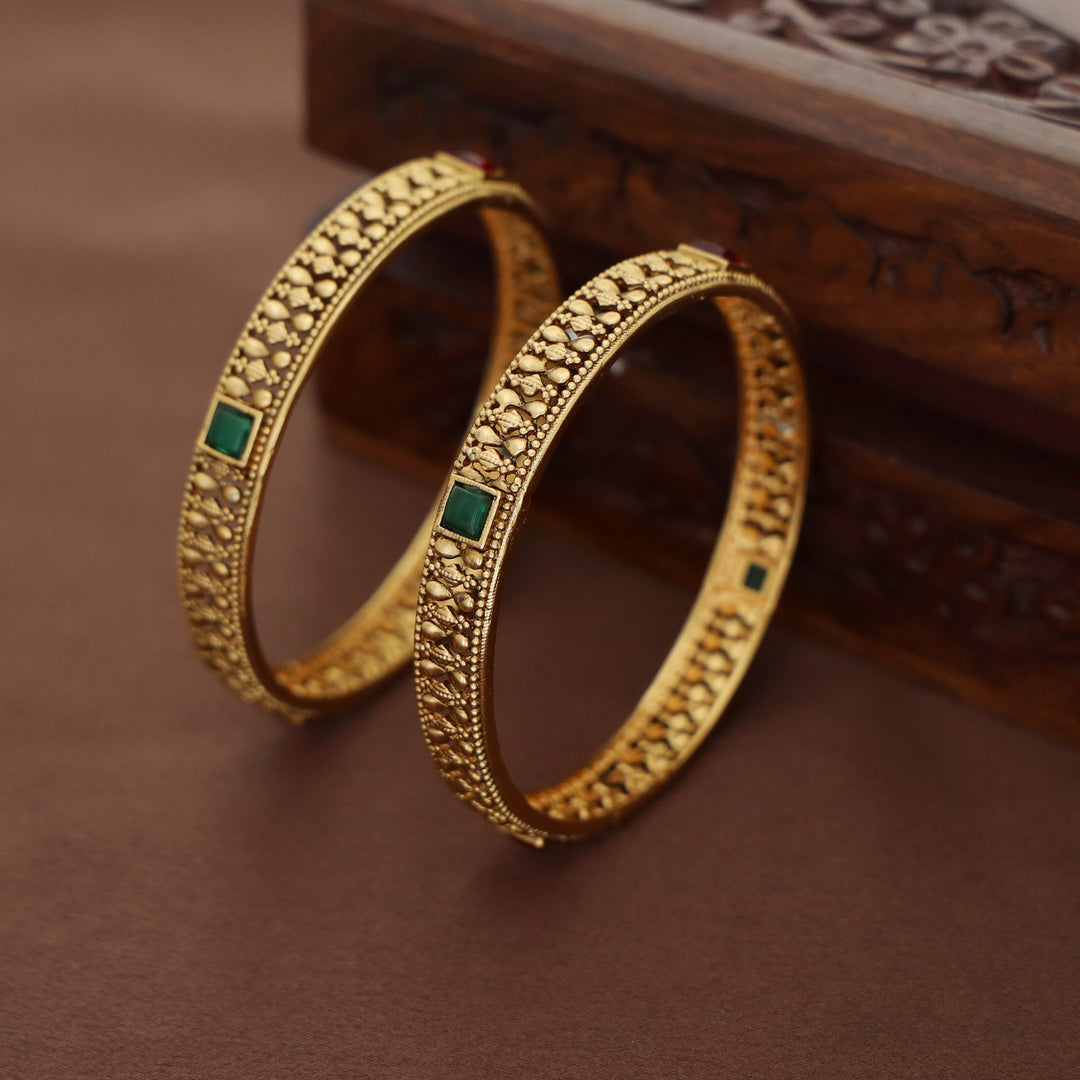 Kanchana Square Bangle (Set Of 2)