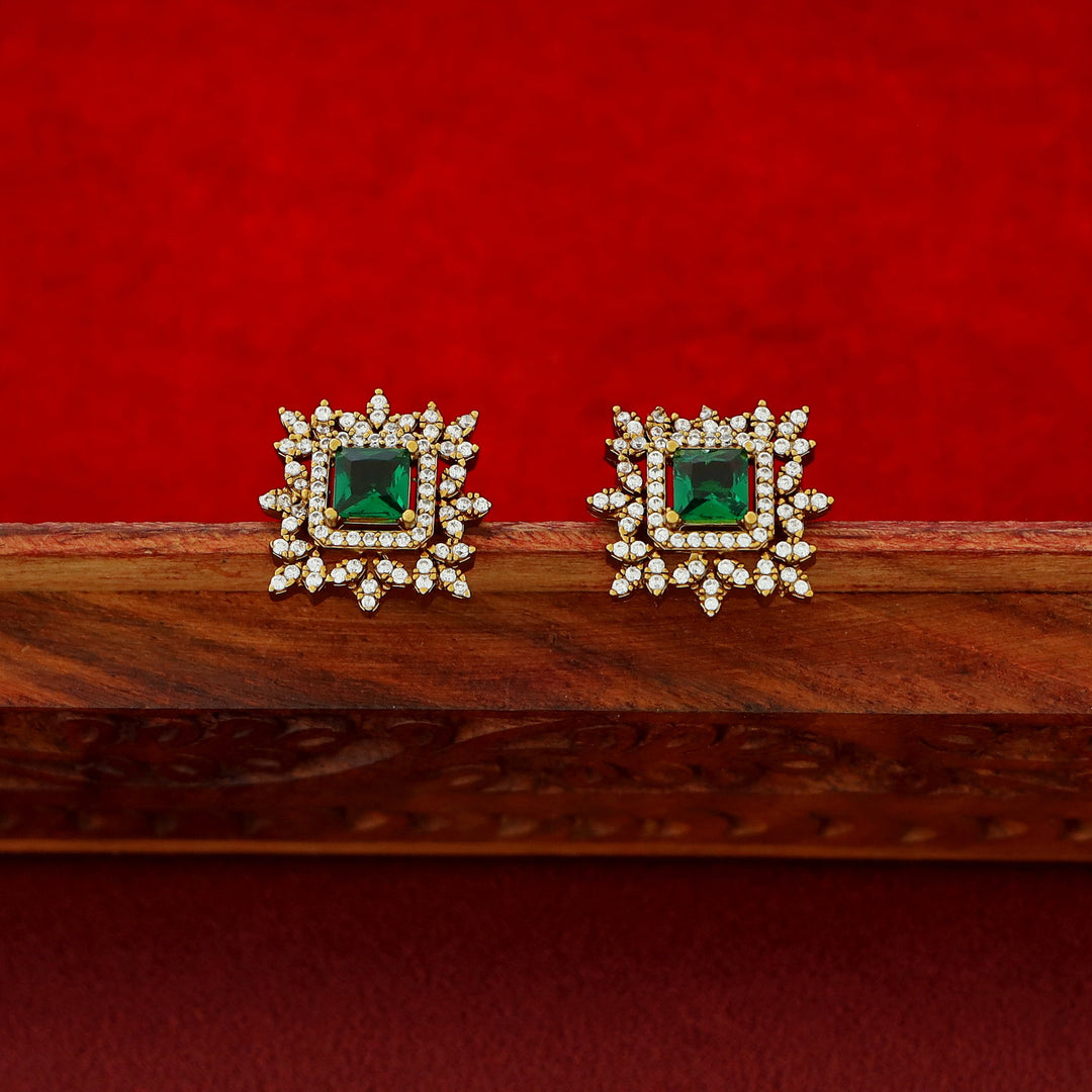 Hansini 6 Layer Square Pendant AD Stone Combo