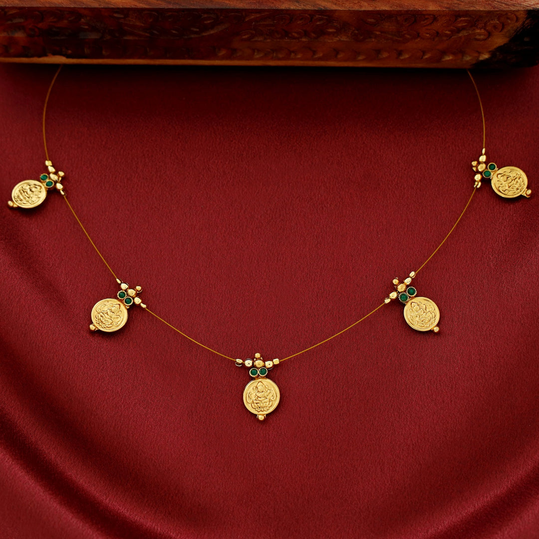 Rupali Golden Ball 5 Kashi String Neckpiece