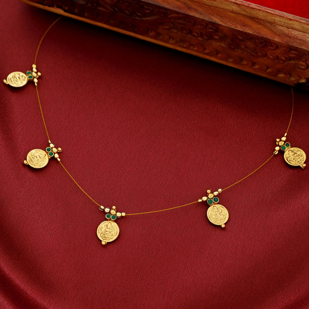 Rupali Golden Ball 5 Kashi String Neckpiece