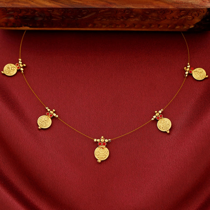 Rupali Golden Ball 5 Kashi String Neckpiece