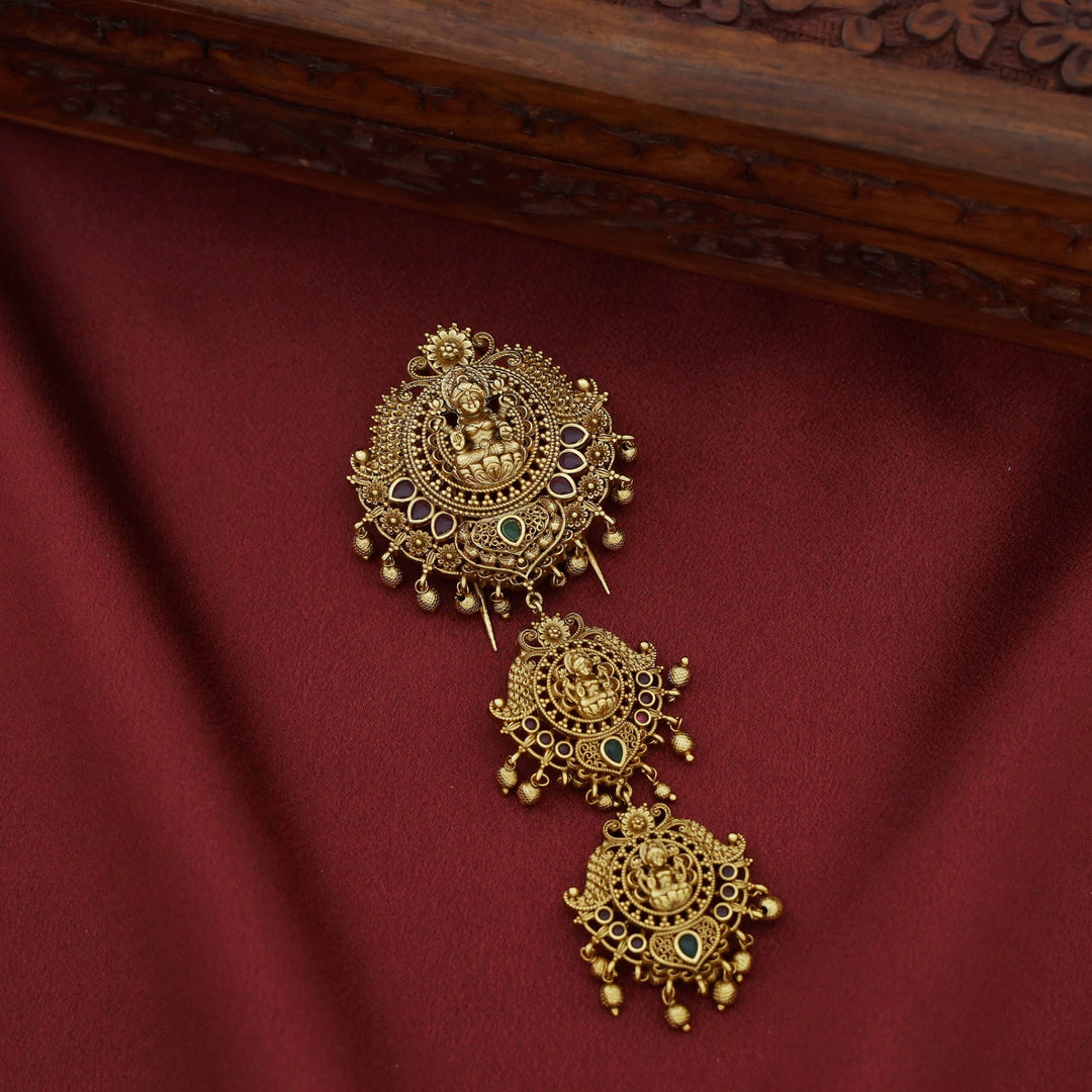 Hamisha 3 Layer Devi Hair Brooch