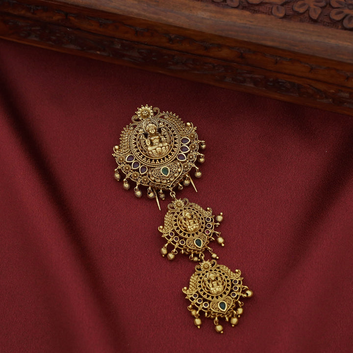 Hamisha 3 Layer Devi Hair Brooch