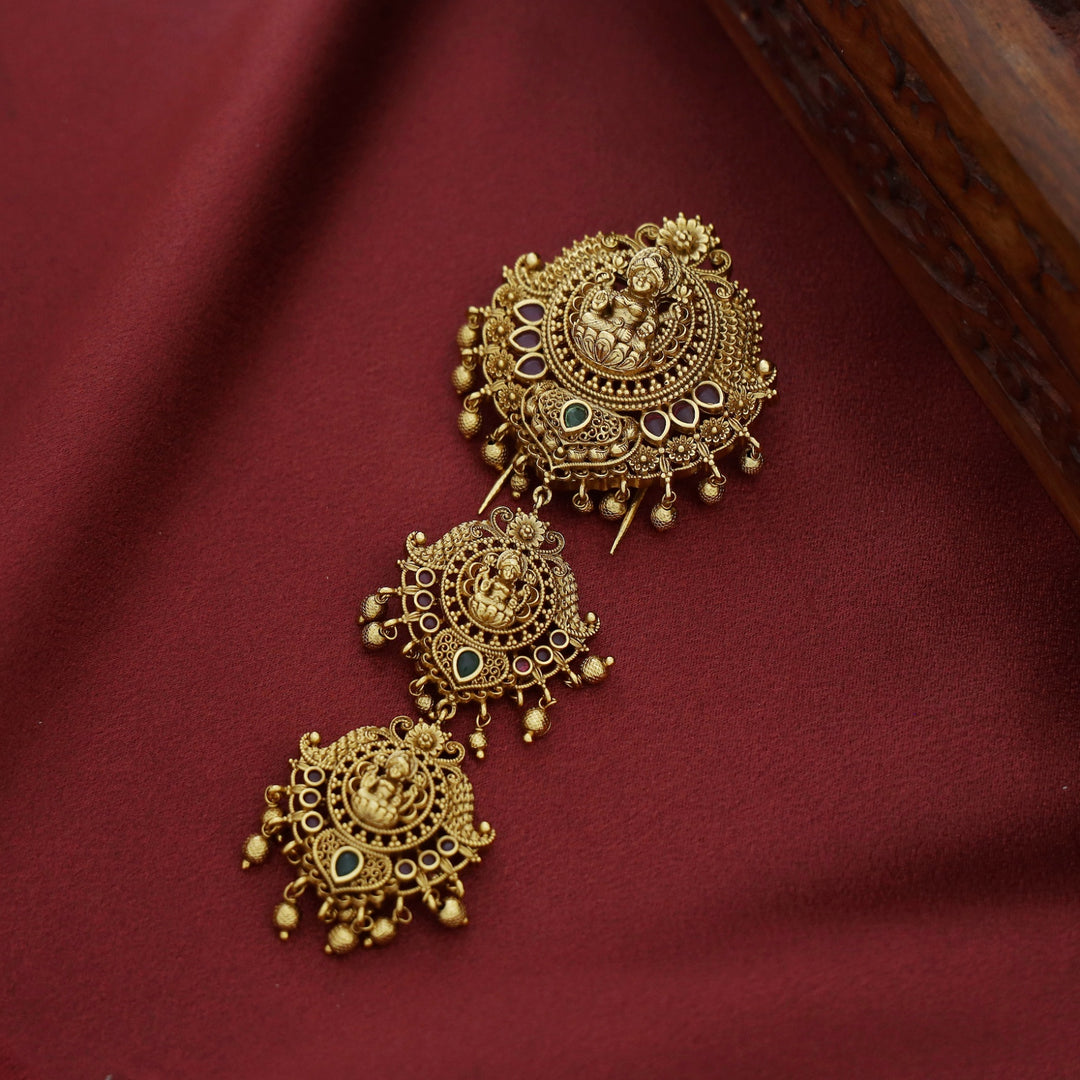 Hamisha 3 Layer Devi Hair Brooch