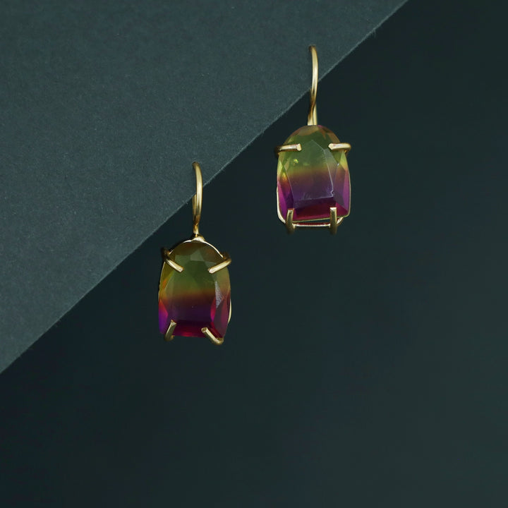 Claire Golden Claw Ametrine Glossy Stone Drop