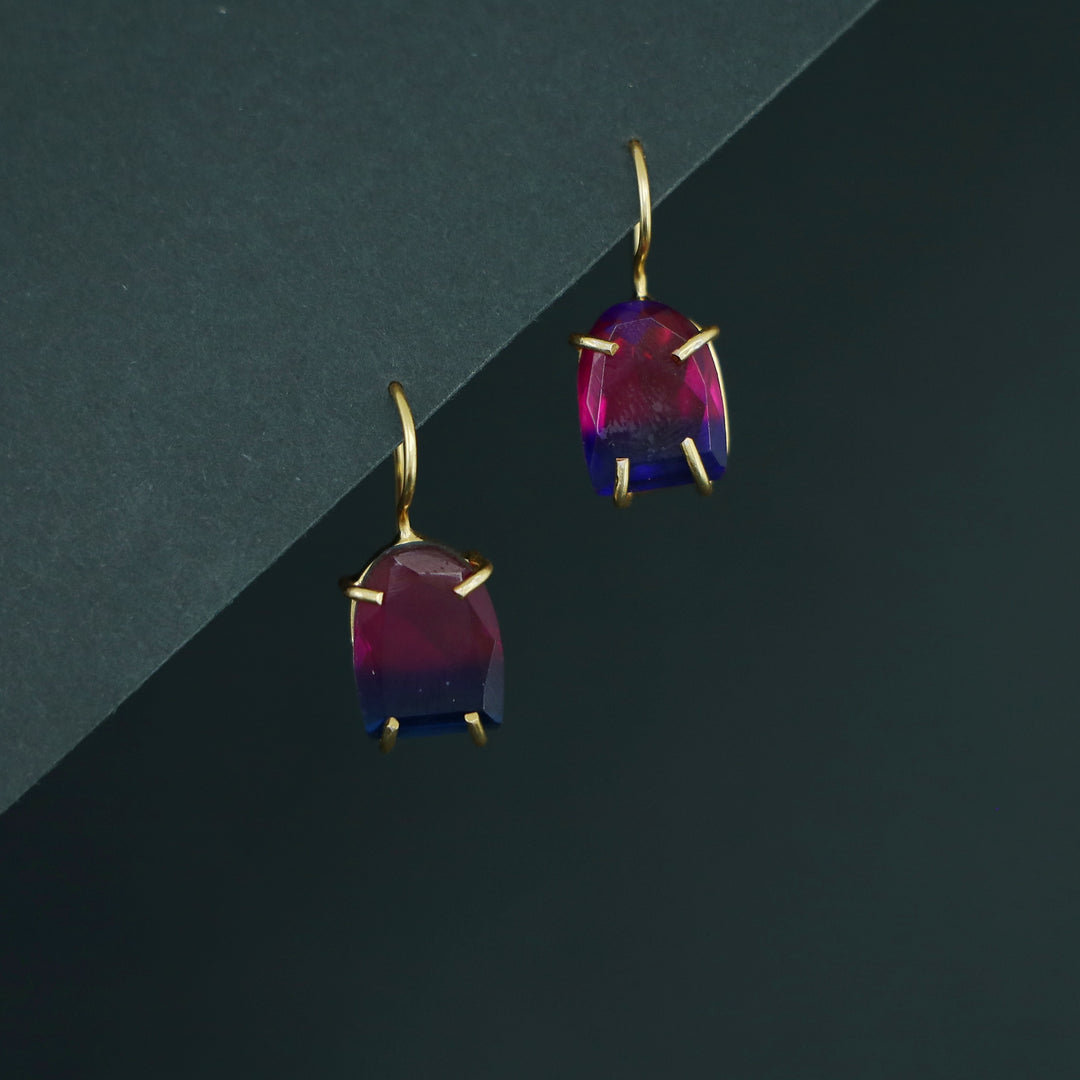 Claire Golden Claw Ametrine Glossy Stone Drop