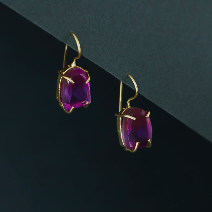 Claire Golden Claw Ametrine Glossy Stone Drop