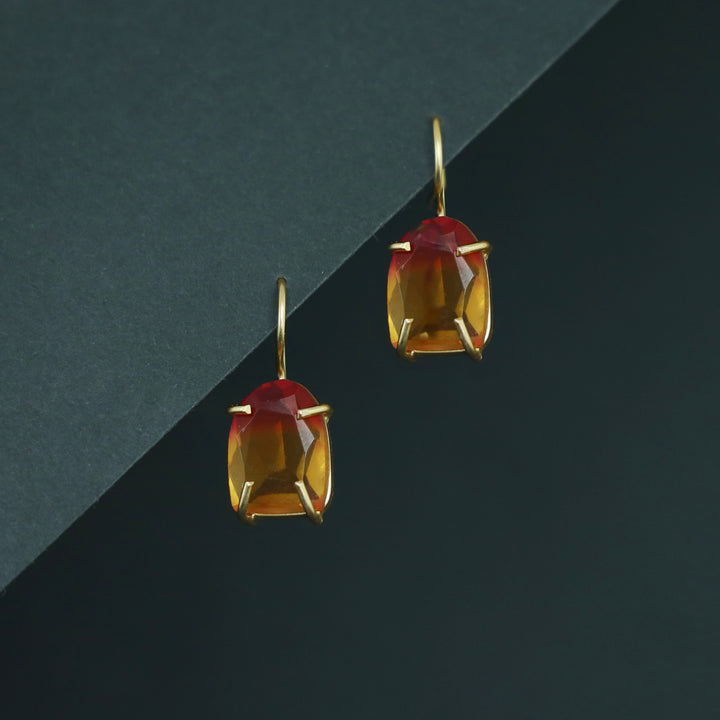 Claire Golden Claw Ametrine Glossy Stone Drop